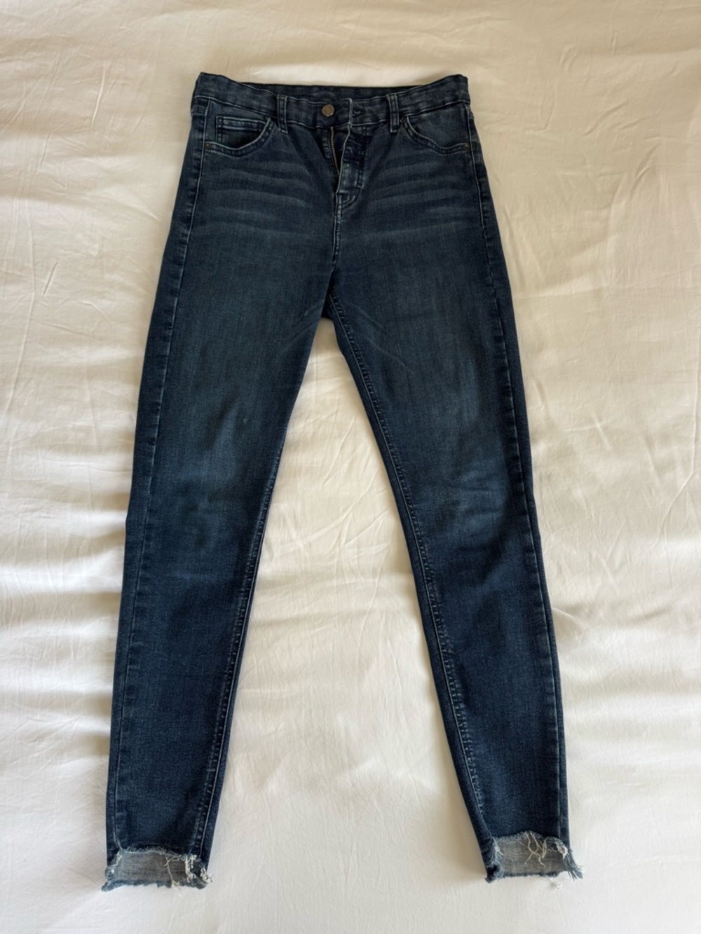 Topshop Dark Blue Skinny Jeans